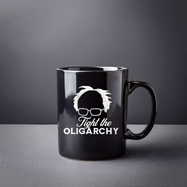 Bernie AOC 2028 Fight Oligarchy Bernie Sanders President Mug
