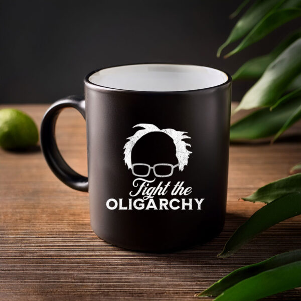 Bernie AOC 2028 Fight Oligarchy Bernie Sanders President Mug