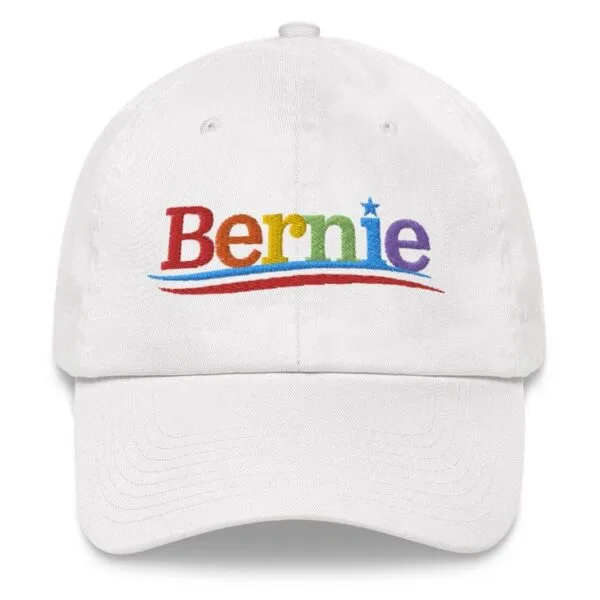 Bernie Gay Pride Rainbow Dad Hat