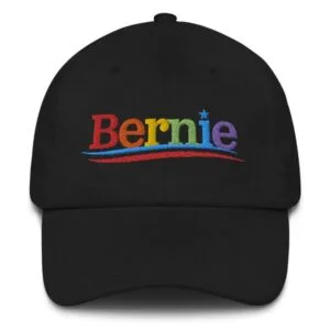 Bernie Gay Pride Rainbow Dad Hat