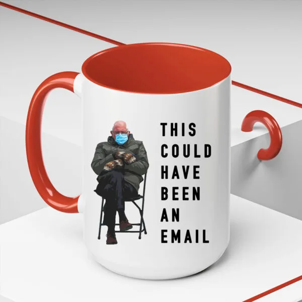 Bernie Meme This Could Have Been An Email Inauguration Mug
