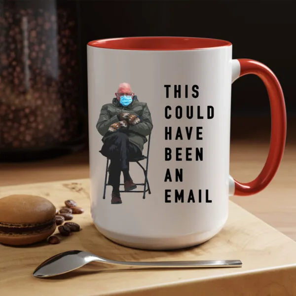 Bernie Meme This Could Have Been An Email Inauguration Mug