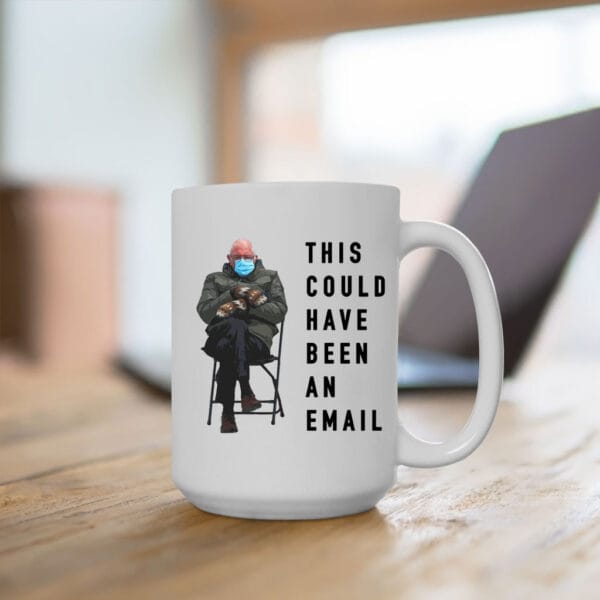 Bernie Meme This Could Have Been An Email Inauguration Mug
