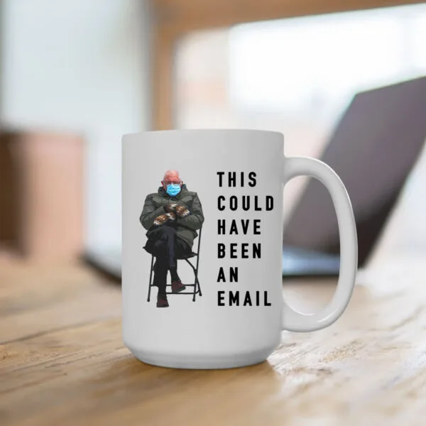 Bernie Meme This Could Have Been An Email Inauguration Mug