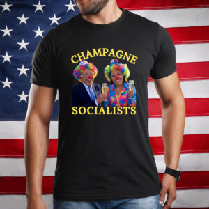 Bernie Sanders AOC Champagne Clown Socialist Satire Shirt