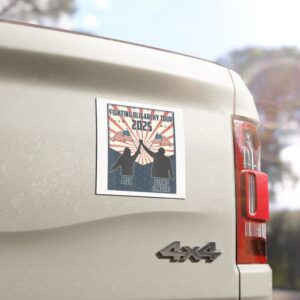 Bernie Sanders AOC Fighting Oligarchy Anti Trump Car Magnets