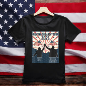 Bernie Sanders AOC Fighting Oligarchy Anti Trump Vintage Shirt