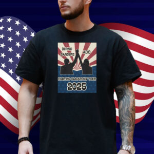 Bernie Sanders AOC Fighting Oligarchy Tour 2025 Shirts