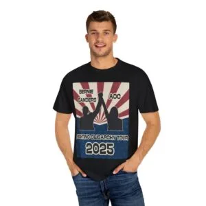 Bernie Sanders AOC Fighting Oligarchy Tour Activist T-Shirt
