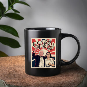 Bernie Sanders And AOC 2028 Presidential Campaign Mug