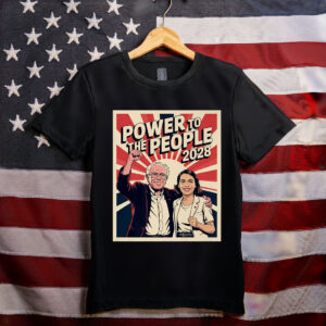 Bernie Sanders And AOC 2028 Presidential Campaign T-Shirt