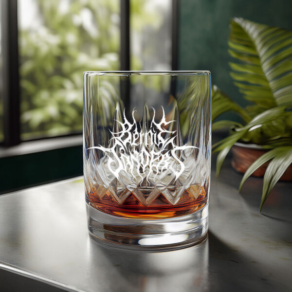 Bernie Sanders Black Metal Band Glass