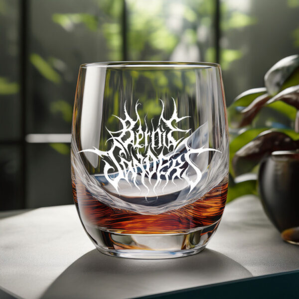 Bernie Sanders Black Metal Band Glass
