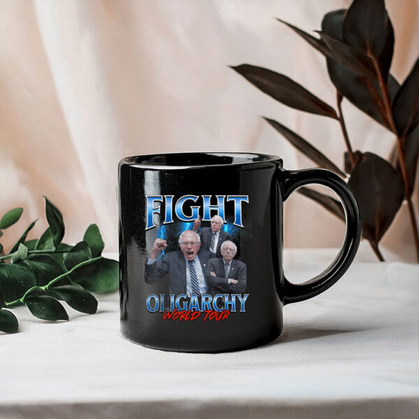 Bernie Sanders Fight Oligarchy Mug