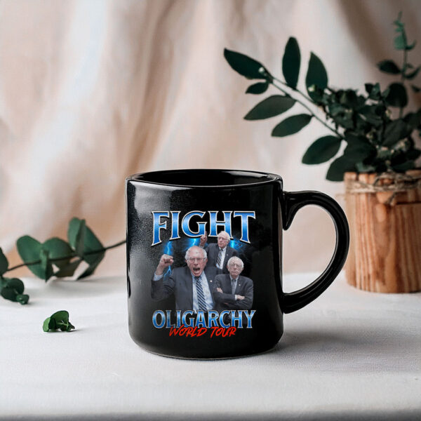 Bernie Sanders Fight Oligarchy Mug