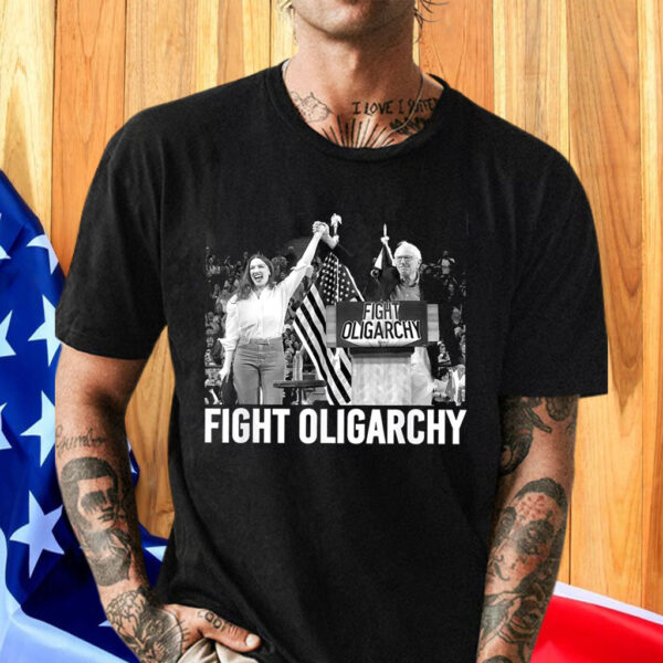 Bernie Sanders ,Fight Oligarchy Tour T-Shirt