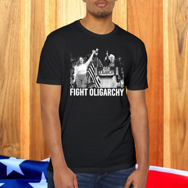 Bernie Sanders ,Fight Oligarchy Tour T-Shirt