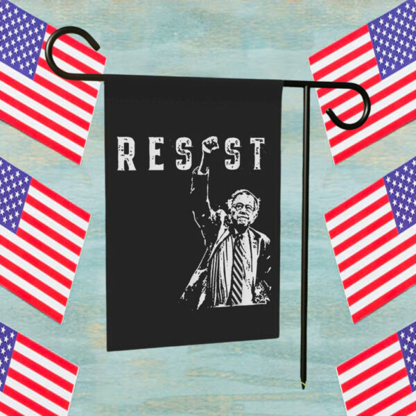 Bernie Sanders Resist Garden Flag
