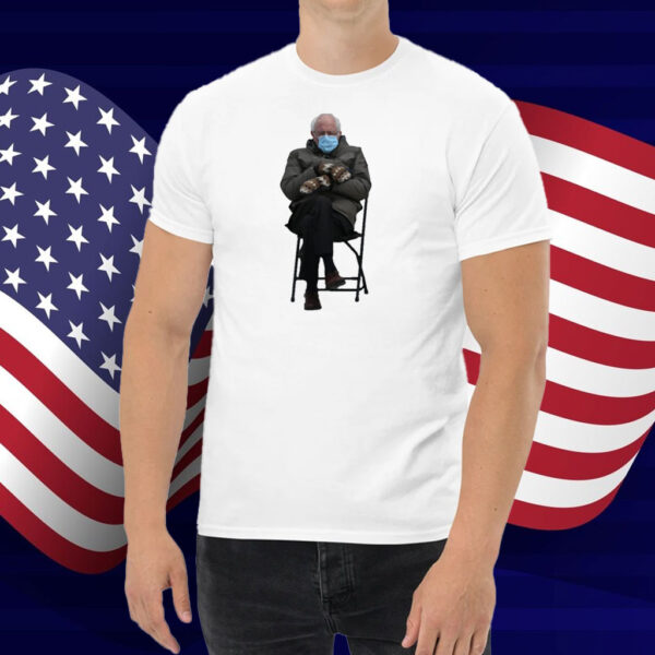 Bernie Sanders Sitting Meme Inauguration Funny Viral Shirt