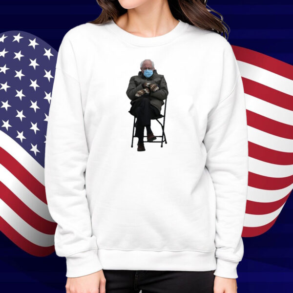 Bernie Sanders Sitting Meme Inauguration Funny Viral Shirt