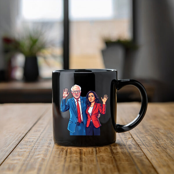 Bernie Sanders and AOC Fight Oligarchy Mug