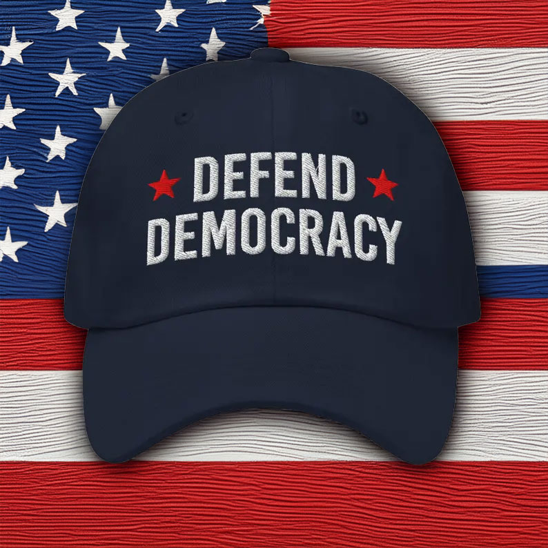 Defend Democracy Baseball Hat