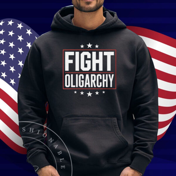 Fight Oligarchy 2025 Bernie Sanders AOC Fighting Shirt
