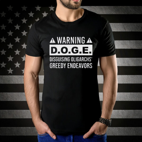 Fight Oligarchy Anti Oligarchs Resist Stop D.O.G.E T-Shirt