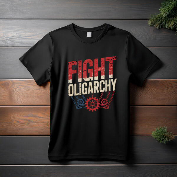 Fight Oligarchy Bernie Sanders AOC T-Shirt