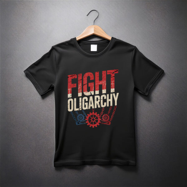 Fight Oligarchy Bernie Sanders AOC T-Shirt