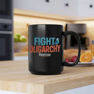 Fight Oligarchy Bernie Sanders Mug