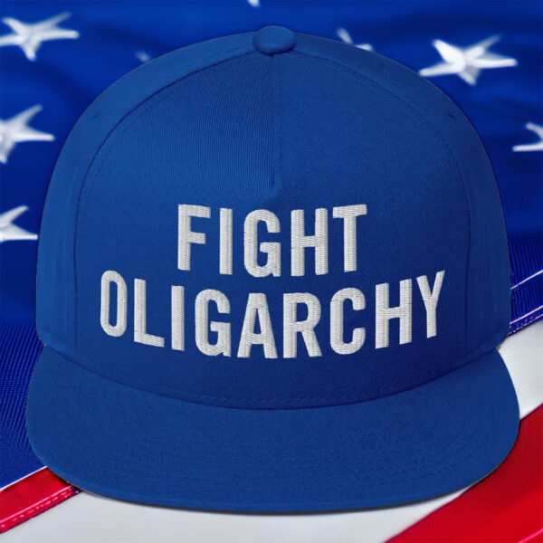 Fight Oligarchy Blue Baseball Cap