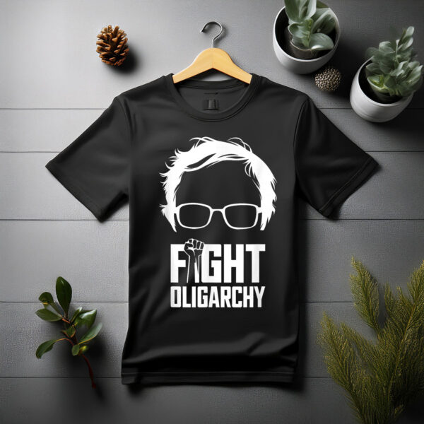 Fight Oligarchy, Protest & Resist with Bernie Sanders & AOC T-Shirt