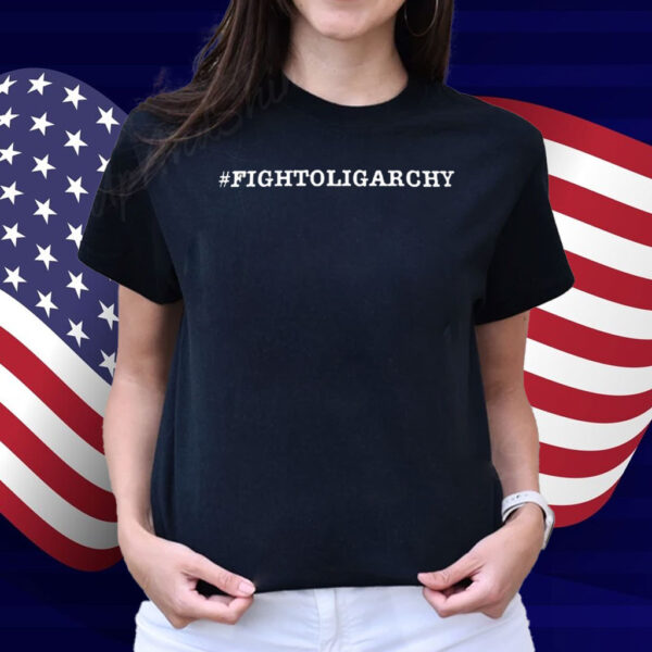 Fight Oligarchy Unisex Black Shirt