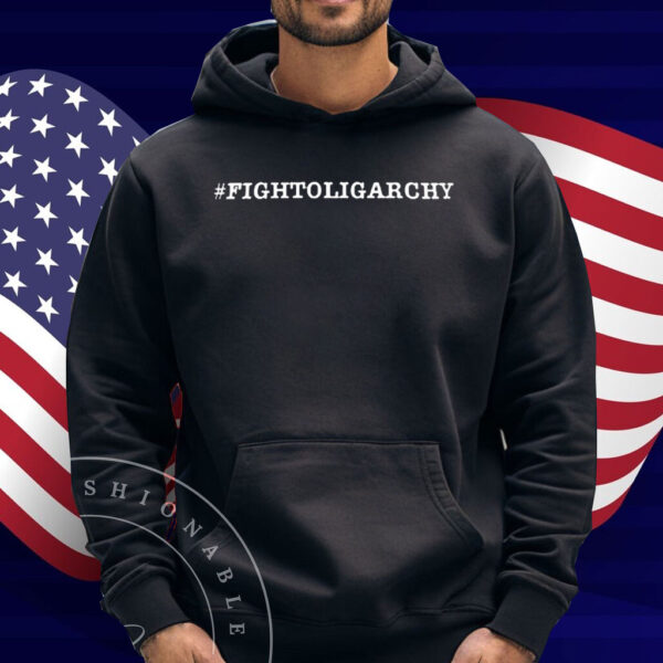 Fight Oligarchy Unisex Black Shirt