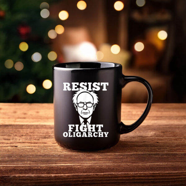 Funny Fight Oligarchy Bernie Sanders And AOC Freedom US Mug