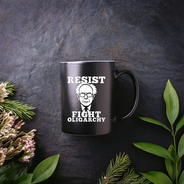 Funny Fight Oligarchy Bernie Sanders And AOC Freedom US Mug