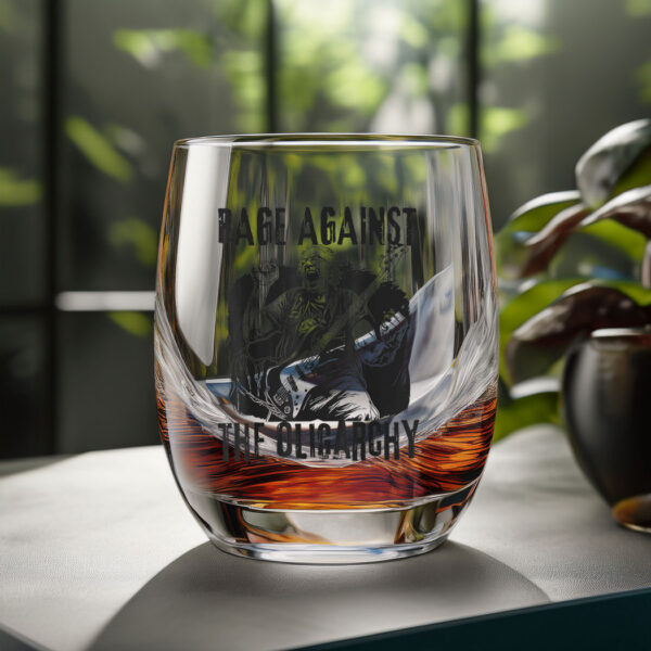 Rage Against Oligarchy Bernie Sanders Fight Protest Resist Glass