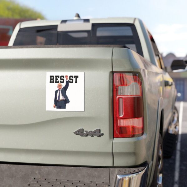 Resist Bernie Sanders Sticker-Car Magnet