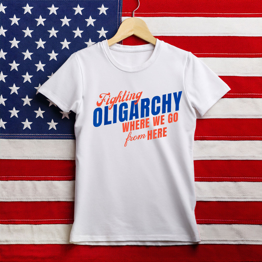 Stop the Coup 2025 Hands Off Democracy Fighting Oligarchy T-Shirt
