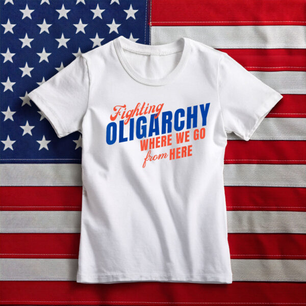 Stop the Coup 2025 Hands Off Democracy Fighting Oligarchy T-Shirt