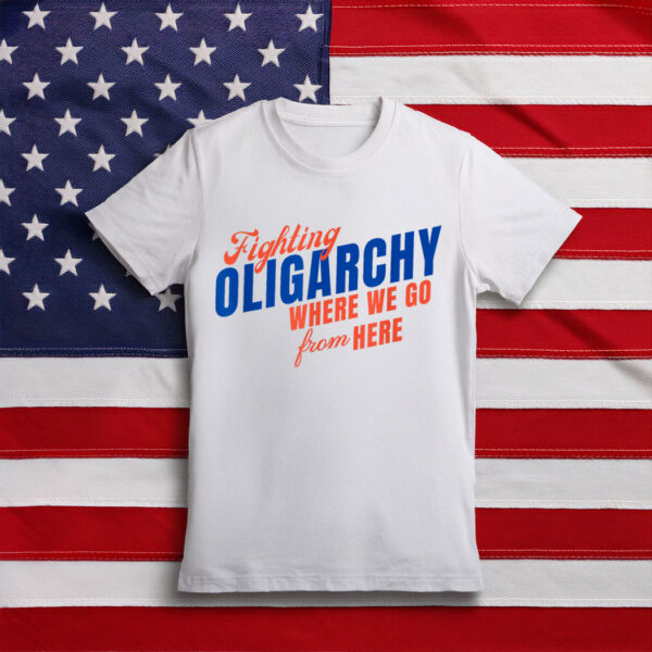 Stop the Coup 2025 Hands Off Democracy Fighting Oligarchy T-Shirt