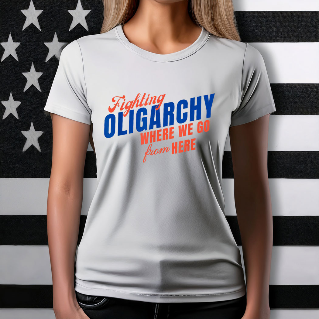 Stop the Coup 2025 Hands Off Democracy Fighting Oligarchy Tee Shirt