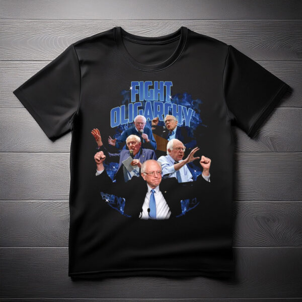 Fight Oligarchy Bernie Sanders Shirt, Progressive Activist Tee