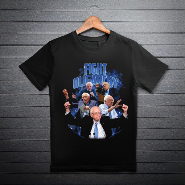 Fight Oligarchy Bernie Sanders Shirt, Progressive Activist Tee