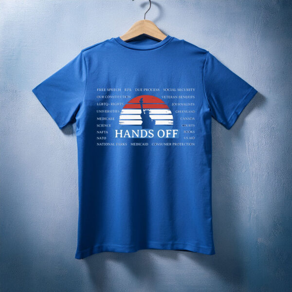 Hands Off Protest , Anti-Trump Anti-Maga Resistance T-Shirt