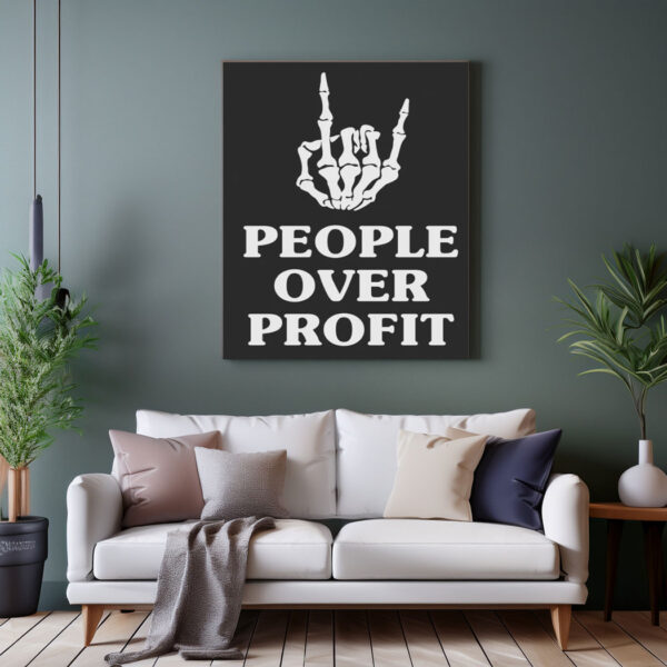 People Over Profit A Democratic Socialist Activist Poster