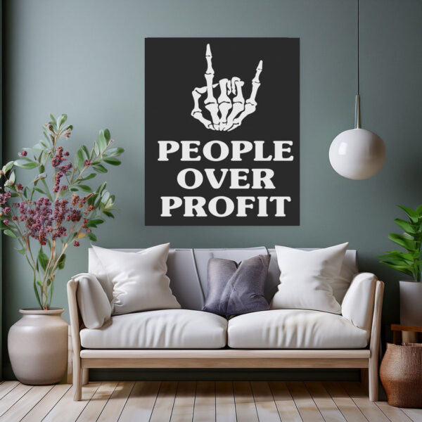 People Over Profit A Democratic Socialist Activist Poster